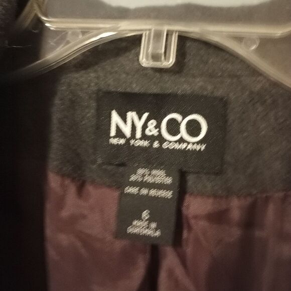 - NY & co wool blend single breasted blazer - Picture 2 of 10